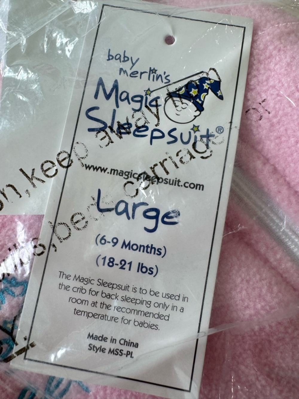 Magic Merlin Sleepsuit - Picture 3 of 3